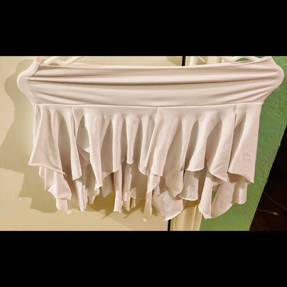 Ladies white skirt